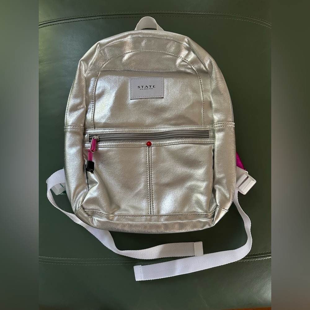 State Metallic Backpack [NWOT]